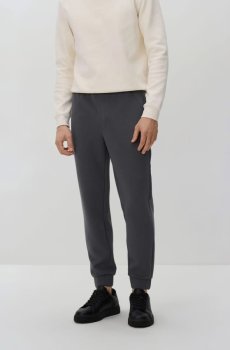 Reserved - Трикотажні штани slim - антрацитовий - 8923N-86X