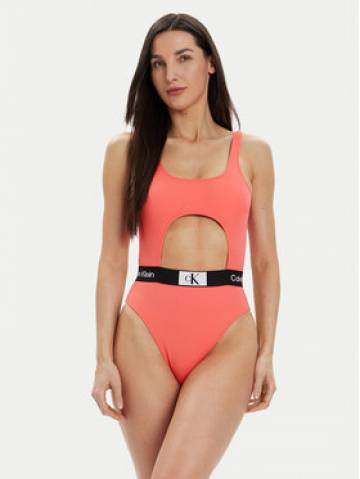 Calvin Klein Swimwear Купальник KW0KW02357 Кораловий Calvin Klein Swimwear Купальник KW0KW02357 Кораловий