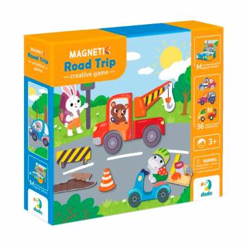 Магнитная игра DoDo Дорожные приключения, 21.5*25*5 см, от 3 лет, 36 магнитов (200244) Магнитная игра DoDo Дорожные приключения, 21.5*25*5 см, от 3 лет, 36 магнитов (200244)