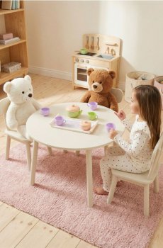 Дитячий чайний набір із чайником, тацею та чашками 9 pack - різнобарвний