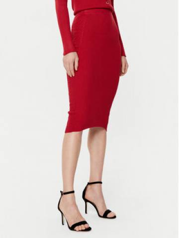 Guess Спідниця-міді W5RD15 Z2V62 Червоний Slim Fit Guess Спідниця-міді W5RD15 Z2V62 Червоний Slim Fit