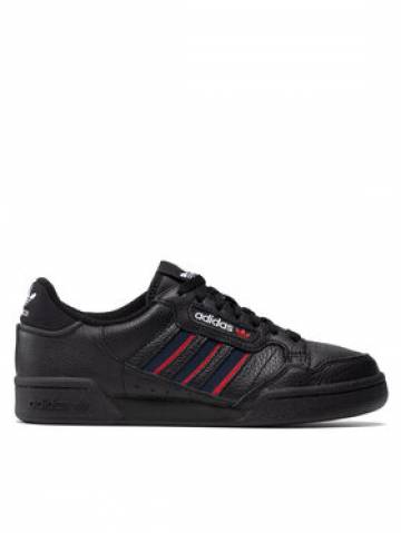 adidas Снікерcи Continental 80 Stripes FX5091 Чорний adidas Снікерcи Continental 80 Stripes FX5091 Чорний