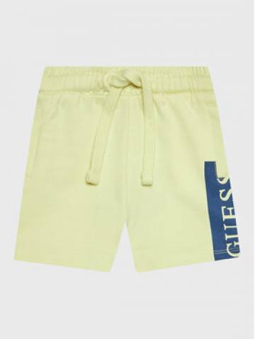 Guess Спортивні шорти N3GD03 KA6R0 Жовтий Relaxed Fit Guess Спортивні шорти N3GD03 KA6R0 Жовтий Relaxed Fit