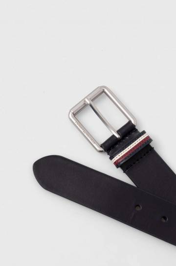Кожаный ремень Tommy Hilfiger мужской цвет синий Кожаный ремень Tommy Hilfiger мужской цвет синий