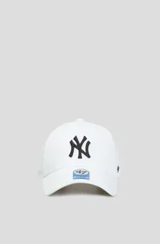 Детская белая кепка NEW YORK YANKEES RAISED BASIC Белый ONESIZE 47 Brand RAC17CTP-WH_JR