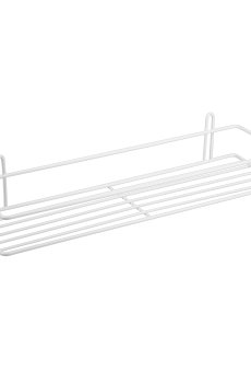 Полочка Ekodeo прямоугольная, 1-ярусная, белая, 40.5*7 см (L3701)