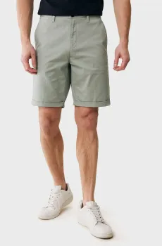 Мужские оливковые шорты CRAIG Garment dye chino shorts Оливковый XL Mexx MF007300651M