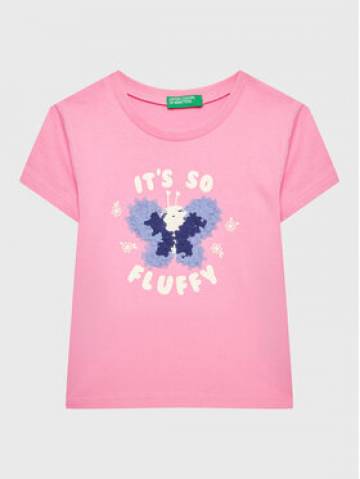 United Colors Of Benetton Футболка 3096G107O Рожевий Regular Fit United Colors Of Benetton Футболка 3096G107O Рожевий Regular Fit