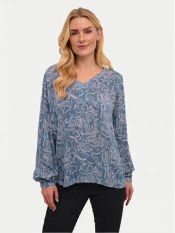 Kaffe Блузка 10501481 Голубий Regular Fit Kaffe Блузка 10501481 Голубий Regular Fit
