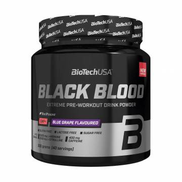 Предтренировочный комплекс BioTech USA Black Blood CAF+ Синий виноград, в порошке, 300 г Предтренировочный комплекс BioTech USA Black Blood CAF+ Синий виноград, в порошке, 300 г