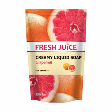 Жидкое крем-мыло Fresh Juice Грейпфрут, с маслом миндаля, 460 мл (дойпак) Жидкое крем-мыло Fresh Juice Грейпфрут, с маслом миндаля, 460 мл (дойпак)
