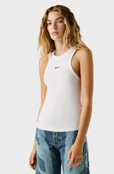 Женская белая майка MARIAN Белый XS Pepe Jeans PL506035