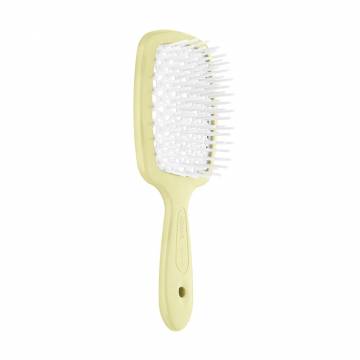 Расческа для волос Janeke Small Superbrush 1830 The Original Italian Patent Желто-белая Расческа для волос Janeke Small Superbrush 1830 The Original Italian Patent Желто-белая