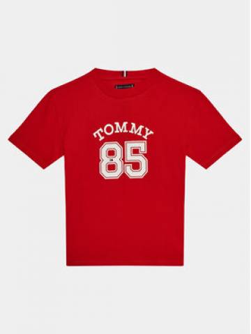 Tommy Hilfiger Футболка Mesh Varsity Tee S/S KB0KB08683 Червоний Regular Fit Tommy Hilfiger Футболка Mesh Varsity Tee S/S KB0KB08683 Червоний Regular Fit