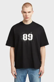 Мужская черная футболка Sprayed Черный M G-Star RAW D27719,C336