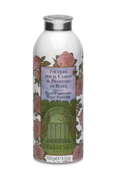 Ароматизированный тальк для тела LErbolario Rose Perfumed Body Powder Роза, 100 г