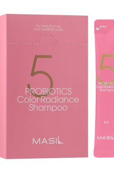 Уценка! Шампунь Masil 5 Probiotics Color Radiance Shampoo для защиты цвета волос, с пробиотиками, 20*8 мл