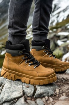 Черевики вище щиколотки - золотисто-коричневий