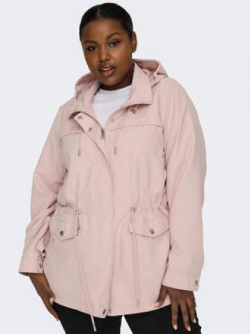 ONLY Carmakoma Куртка парка New Starline 15278695 Рожевий Regular Fit ONLY Carmakoma Куртка парка New Starline 15278695 Рожевий Regular Fit
