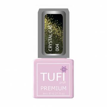 Гель-лак для ногтей Tufi Profi Premium Crystal Cat, 004 Турмалин, 8 мл Гель-лак для ногтей Tufi Profi Premium Crystal Cat, 004 Турмалин, 8 мл