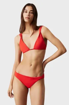 Женский красный лиф от купальника TRIANGLE-FP Красный M Calvin Klein KW0KW02641