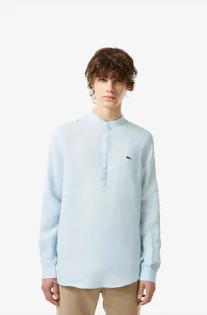 Мужская голубая рубашка Голубой 45 Lacoste CH049292M