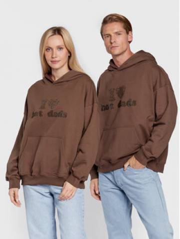 2005 Світшот Unisec Hot Dads Коричневий Relaxed Fit 2005 Світшот Unisec Hot Dads Коричневий Relaxed Fit