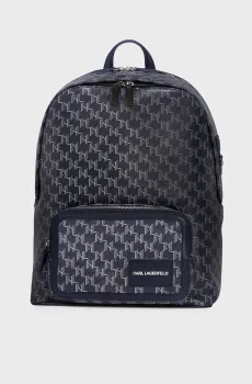 Женский черный рюкзак с узором K/VOYAGE Черный ONESIZE Karl Lagerfeld A1W30188