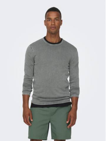 Only & Sons Светр 22006806 Сірий Regular Fit Only & Sons Светр 22006806 Сірий Regular Fit