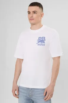 Мужская белая футболка Белый XL HUGO 50564572;100