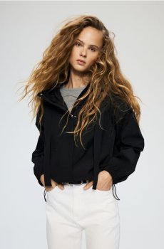 Reserved - Куртка з каптуром - чорний - 485IA-99X