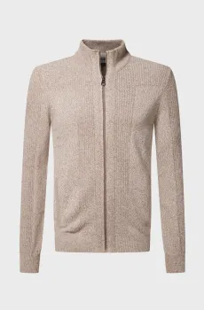 Мужской бежевый кардиган Бежевый 3XL Pierre Cardin PC.-C5 51199.5083