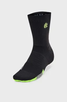 Черные носки Curry UA AD Playmaker Черный 47.5-50.5 Under Armour 1376231-004