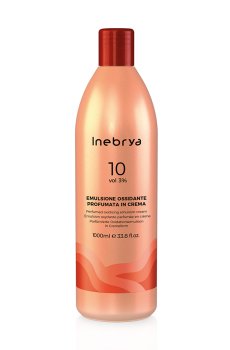 Окислительная эмульсия для окрашивания волос Inebrya Oxidizing Perfumed Emulsion Cream 3% (10 Vol), 1 л