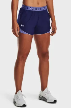 Женские темно-синие шорты UA Play Up CB Short Синий S Under Armour 1376987-468