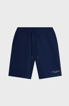 Мужские темно-синие шорты LOGO Синий L Tommy Hilfiger MW0MW43068