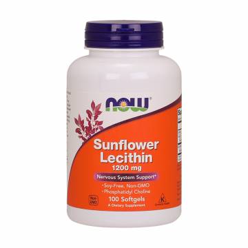 Подсолнечный лецитин NOW foods Sunflower Lecithin 1200 мг, 100 капсул Подсолнечный лецитин NOW foods Sunflower Lecithin 1200 мг, 100 капсул