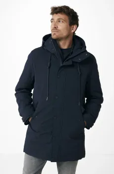Мужская темно-синяя парка Синий XXL Mexx MF006800543M