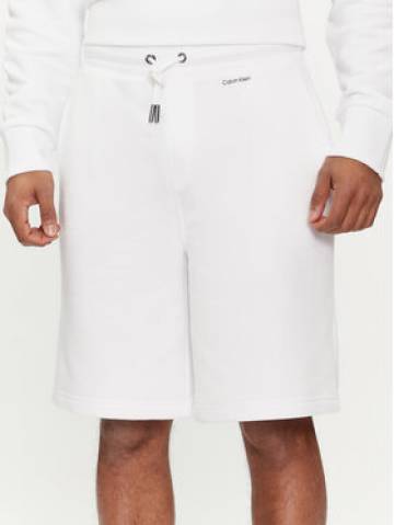 Calvin Klein Спортивні шорти Nano Logo K10K112689 Білий Regular Fit Calvin Klein Спортивні шорти Nano Logo K10K112689 Білий Regular Fit