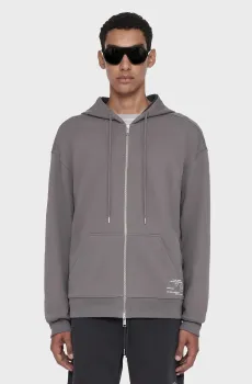 Мужское серое худи RAPHY Серый S AllSaints M045NF