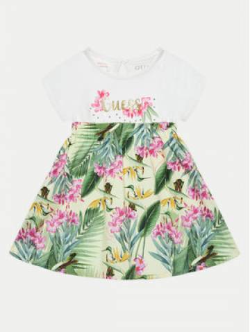 Guess Повсякденна сукня K4GK22 K6YW0 Білий Regular Fit Guess Повсякденна сукня K4GK22 K6YW0 Білий Regular Fit