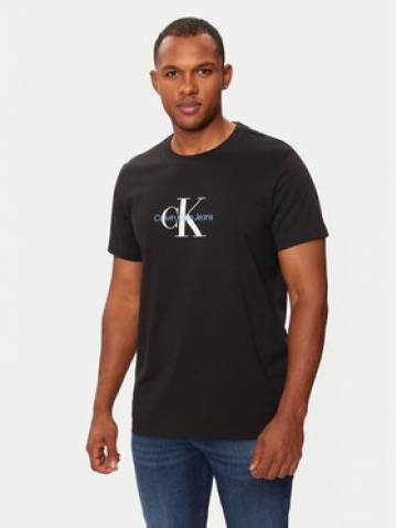 Calvin Klein Jeans Футболка Distressed Monologo J30J326863 Чорний Regular Fit Calvin Klein Jeans Футболка Distressed Monologo J30J326863 Чорний Regular Fit