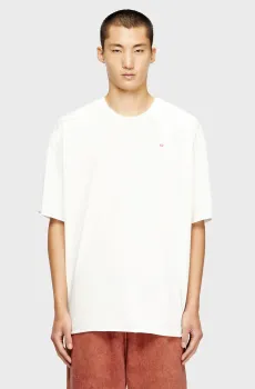 Мужская белая футболка T-CRAHOR-BOXT-T1 Белый L Diesel A19463 0NIAX