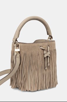 Кожаная сумочка BOSS Lenah S Bucket FR