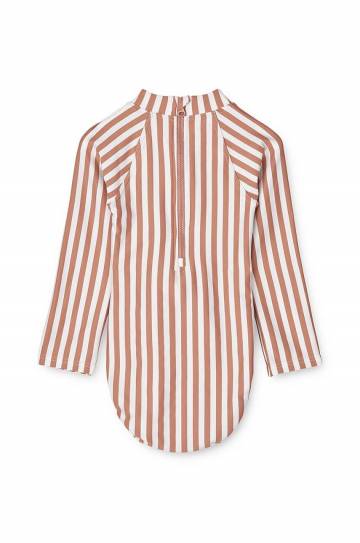 Детский цельный купальник Liewood цвет бежевый