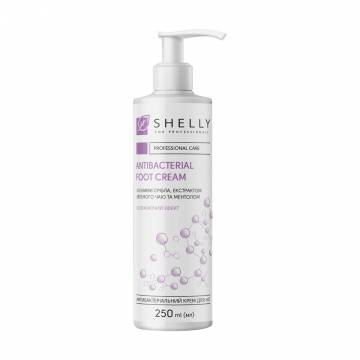 Антибактериальный крем для ног Shelly Antibacterial Foot Cream с ионами серебра, экстрактом зеленого чая и ментолом, 250 мл Антибактериальный крем для ног Shelly Antibacterial Foot Cream с ионами серебра, экстрактом зеленого чая и ментолом, 250 мл