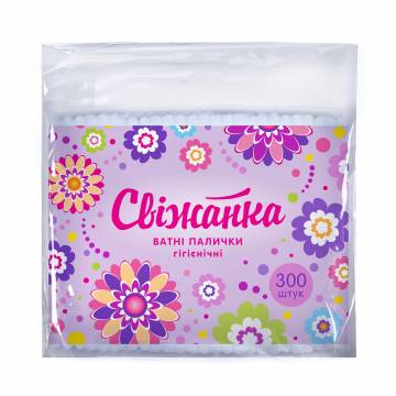 Ватные палочки Свижанка п/э пакет, 300 шт Ватные палочки Свижанка п/э пакет, 300 шт