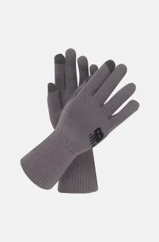 Серые перчатки Knit Gloves Серый ONESIZE New Balance LAH13006ZNC