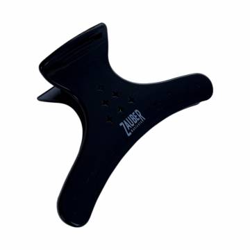 Зажим-краб для волос Zauber черный, 1 шт (06-082-1)