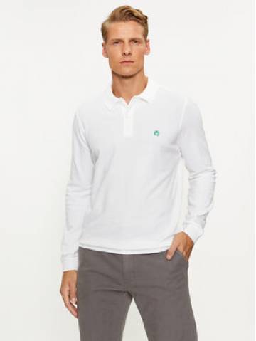United Colors Of Benetton Поло 3089J3204 Білий Regular Fit United Colors Of Benetton Поло 3089J3204 Білий Regular Fit